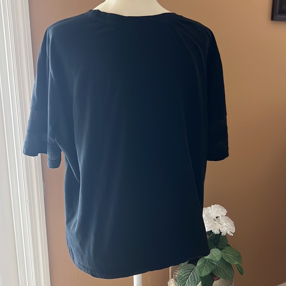 Bebe black sequin T-shirt - Picture 4 of 5